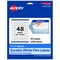 Avery Durable Waterproof Square Labels with Sure Feed, 1" x 1"